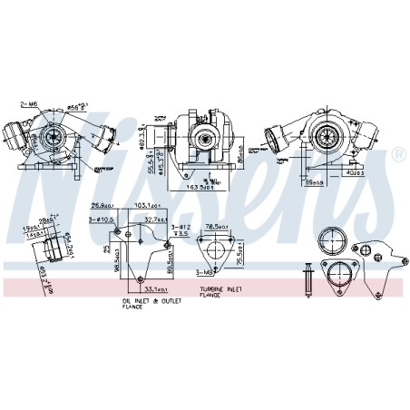 Turbo Pour VW California T5 Multivan V Transporter 070145701RX