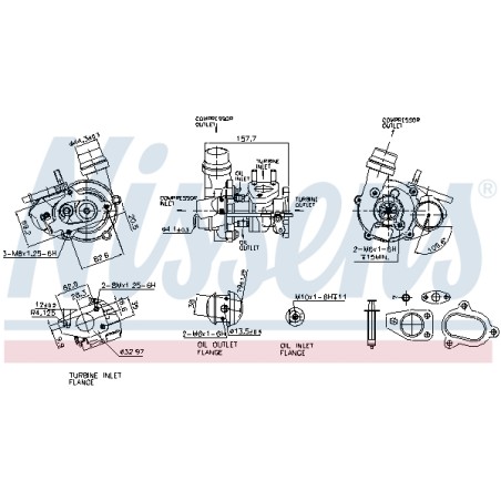 Turbo Pour Renault Dacia Nissan 144110429R 1441100Q2E 144116446R 7701478939