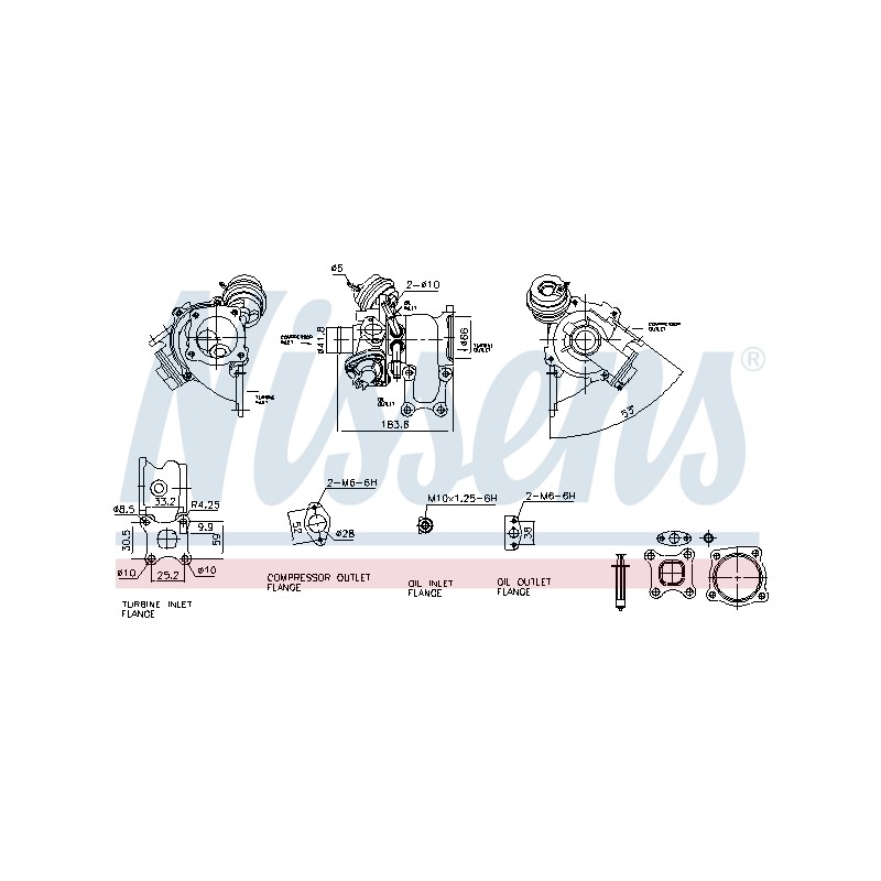 Turbo Pour Ford B-Max C-Max II Ecosport Fiesta VI VII Focus III Grand 2008150