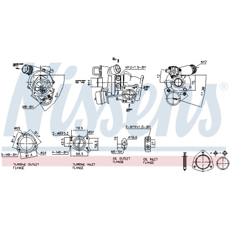 Turbo Pour Peugeot Citroën C4 II DS 0375N7 0375R9 9807682180 0375T5 9809028780