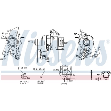 Turbo Pour Peugeot Boxer Citroën Jumper 9676934380 1651753180 9802446680