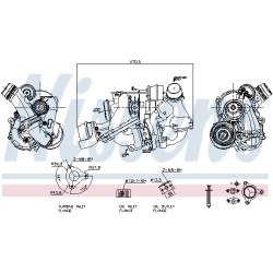 Turbo Pour MERCEDES Classe C T-Model GLC SLC SLK Sprinter