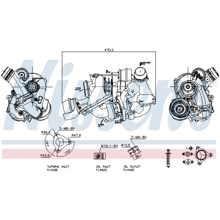 Turbo Pour MERCEDES Classe C T-Model GLC SLC SLK Sprinter