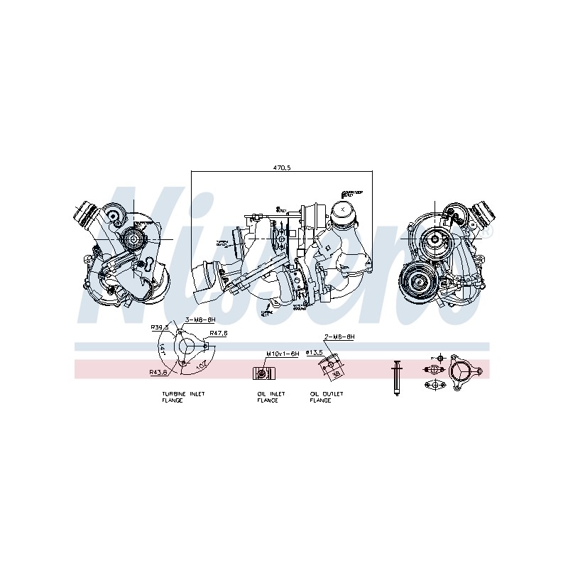 Turbo Pour MERCEDES Classe C T-Model GLC SLC SLK Sprinter