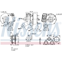 Turbo Pour VW Audi A4 A5 A6 Porsche 059145874C 059145874H 95812302500 059145874L