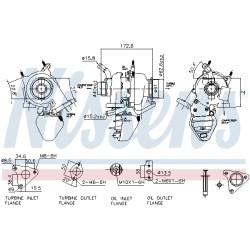 Turbo Pour Opel Fiat Alfa Romeo Vauxhall 55256743 55278598 55266959 6000633750