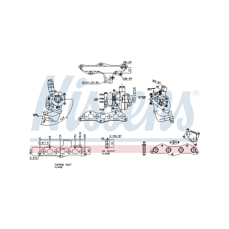 Turbo Pour Toyota Yaris Mini Mini 1720133010 11657790867 1720133020