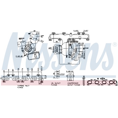 Turbo Pour Opel Fiat Alfa Romeo Suzuki 55266228 46339846 1390055P00 95528359