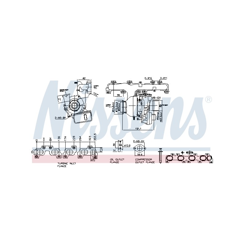 Turbo Pour Opel Fiat Alfa Romeo Suzuki 55266228 46339846 1390055P00 95528359