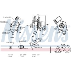 Turbo Pour Ford Tourneo Transit BK2Q6K682GA BK2Q6K682GB BK2Q6K682HA BK2Q6K682HB