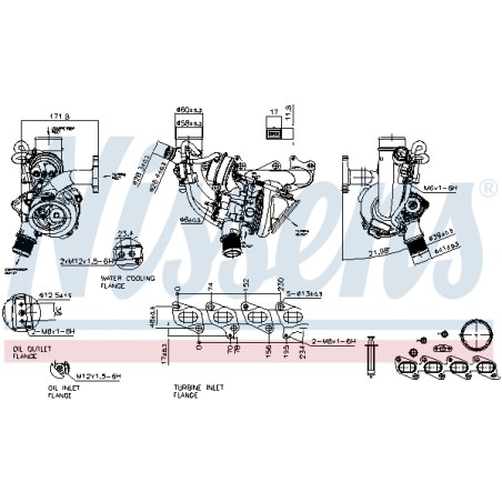 Turbo Pour Opel Chevrolet Vauxhall 25198550 55574901 25199832 25201063 25201066