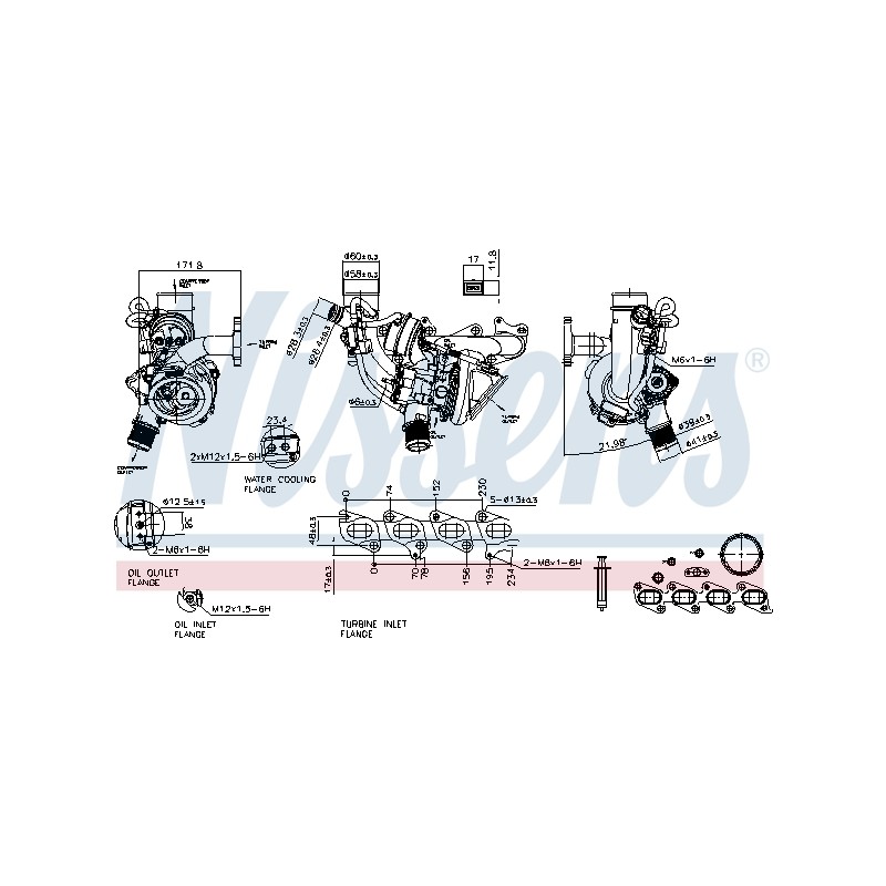 Turbo Pour Opel Chevrolet Vauxhall 25198550 55574901 25199832 25201063 25201066