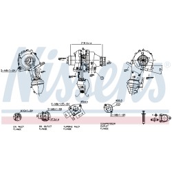 Turbo Pour Opel Chevrolet Saab Vauxhall 555860381 55581063 860335 95519811