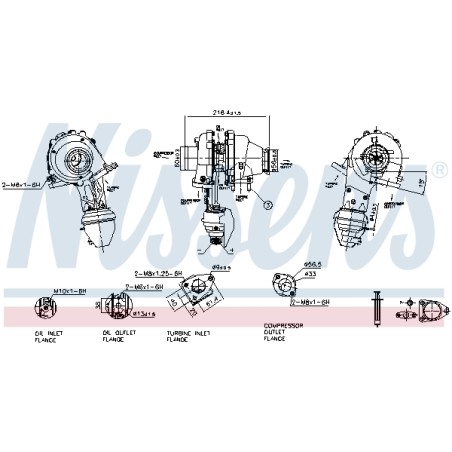 Turbo Pour Opel Chevrolet Saab Vauxhall 555860381 55581063 860335 95519811