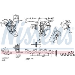 Turbo Pour VW Audi A3 Seat Skoda 04L253010B 04L253010BX 04L253010TX 04L253010T