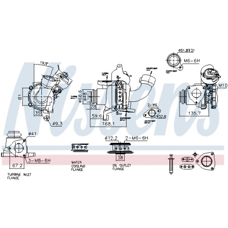 Turbo Pour Peugeot 308 407 508 I Citroën DS 0375P2 9674962080 0375S6 0375S7