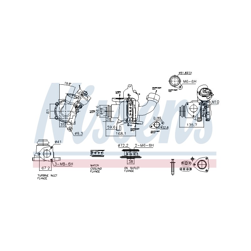 Turbo Pour Peugeot 308 407 508 I Citroën DS 0375P2 9674962080 0375S6 0375S7
