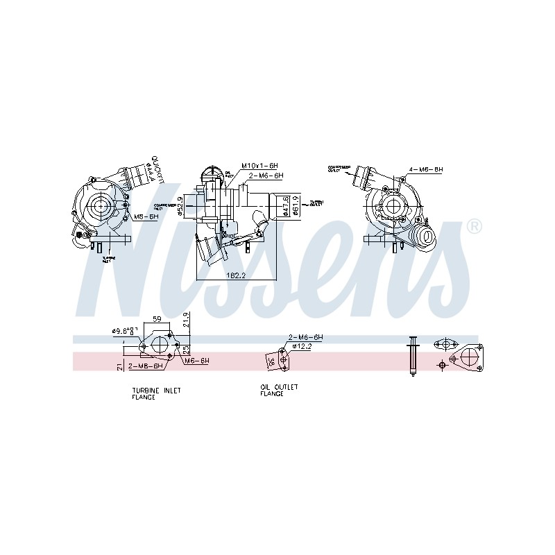 Turbo Pour Renault Dacia MERCEDES Citan 144116137R 144116213R 144119998R