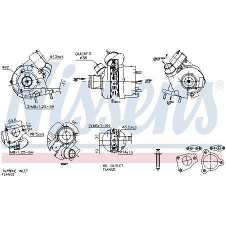 Turbo Pour Renault Espace IV Grand Scénic II Koleos I Laguna III 8200695785