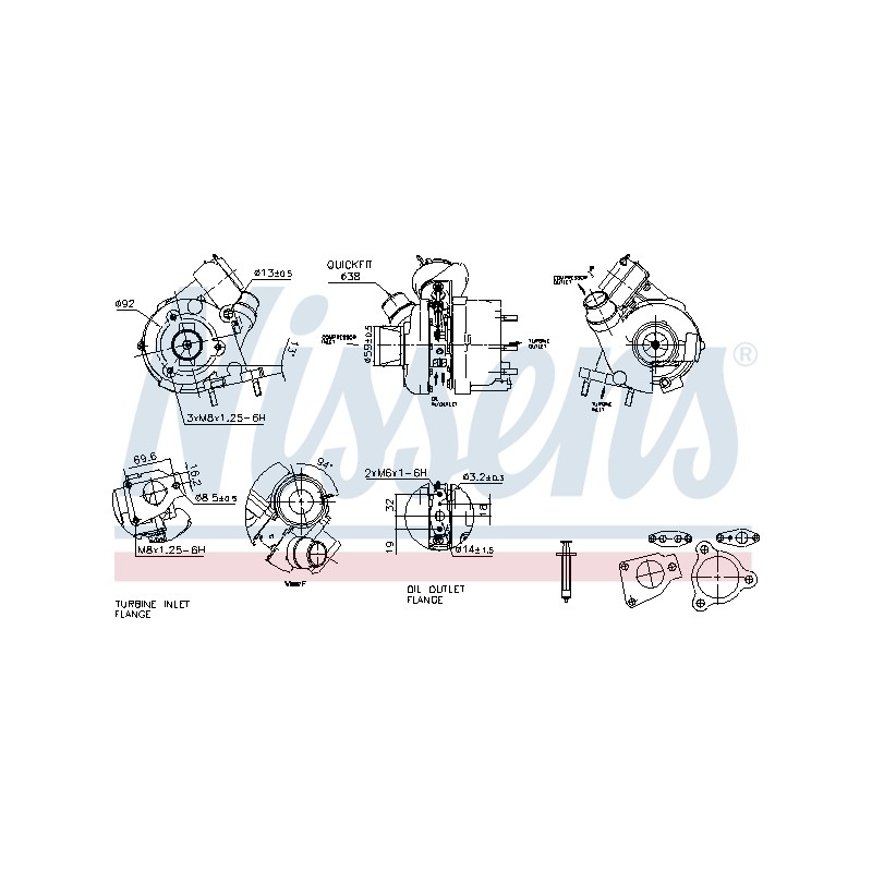 Turbo Pour Renault Espace IV Grand Scénic II Koleos I Laguna III 8200695785
