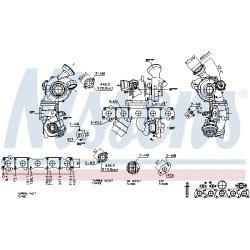 Turbo Pour Volvo S60 II S80 V60 I V70 III XC60 Van XC70 36002757 36010145