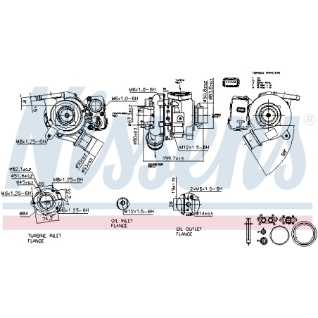 Turbo Pour Jaguar XF Sportbrake Land Rover Discovery Sport Freelander 2 Van