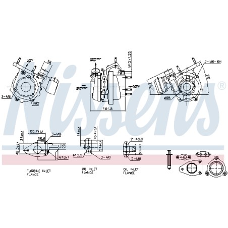 Turbo Pour Renault Opel Nissan Vauxhall 144104495R 4421094 1441100Q2G 93168858