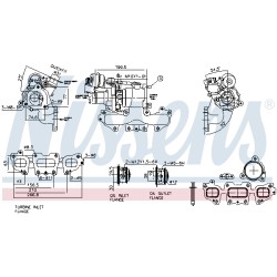 Turbo Pour Renault Dacia Nissan 144100054R 1441000QAA 144100054RA 144105784R
