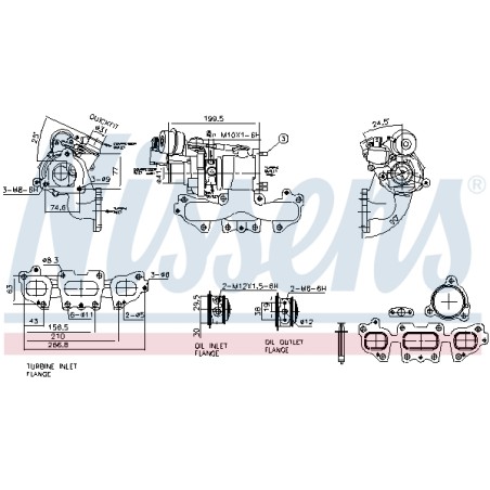 Turbo Pour Renault Dacia Nissan 144100054R 1441000QAA 144100054RA 144105784R