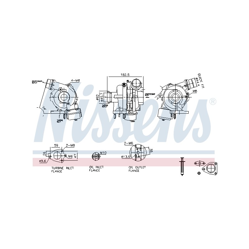 Turbo Pour Renault Dacia Nissan Juke Infiniti 144116763R 1441100Q0L 1441100Q3G