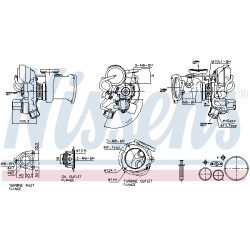 Turbo Pour Ford C-Max II Fiesta VI Transit Volvo S60 II S80 V60 I V70 III
