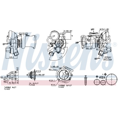 Turbo Pour Ford C-Max II Fiesta VI Transit Volvo S60 II S80 V60 I V70 III