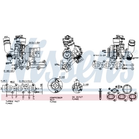 Turbo Pour VW Polo Audi Seat Skoda 04B253019GV 04B253019 04B253019G 04B253019GX