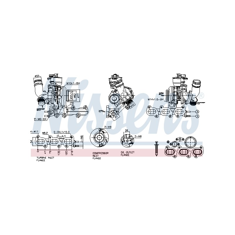 Turbo Pour VW Polo Audi Seat Skoda 04B253019GV 04B253019 04B253019G 04B253019GX
