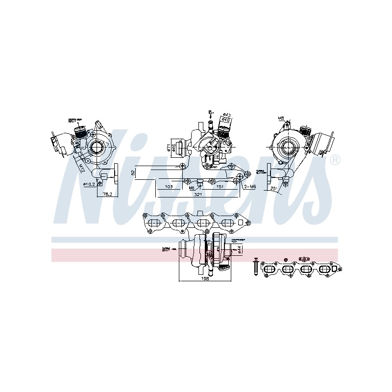 Turbo Pour Peugeot Boxer Opel Fiat Citroën 1613424680 1679597380 6001080191