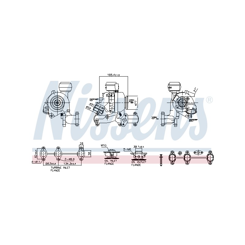 Turbo Pour VW Polo Seat Cordoba Ibiza III IV Skoda Fabia II Roomster 1.4 TDI