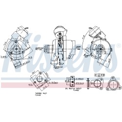 Turbo Pour Hyundai i40 CW ix35 Van Kia Sportage