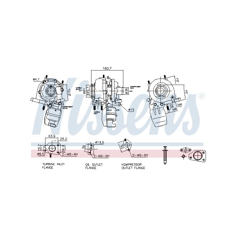 Turbo Pour Fiat 500 Chrysler Ypsilon Lancia Ypsilon 1.3 D Multijet 1.3 Multijet