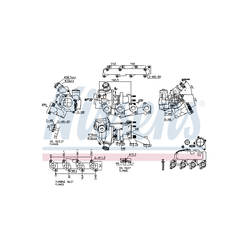 Turbo Pour VW Audi Seat Skoda 03F145701H 03F145701HX 03F145701K 03F145701KV