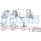 Turbo Pour Ford Transit 1479061 1495914 1692434 1789085 8C1Q6K682BA 8C1Q6K682BB
