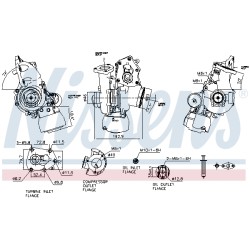 Turbo Pour Renault Opel Fiat Nissan 144102225R 4423135 6000619981 1441100Q4D