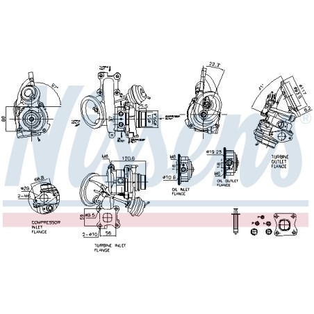 Turbo Pour Ford C-Max II Fiesta VII Focus IV Grand Puma Tourneo Transit 2220961
