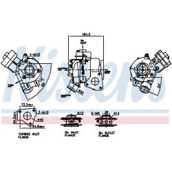 Turbo Pour Peugeot Citroën Mitsubishi 1608851880 1515A224 1671964380 4933501102