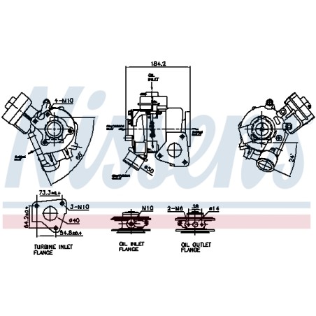 Turbo Pour Peugeot Citroën Mitsubishi 1608851880 1515A224 1671964380 4933501102