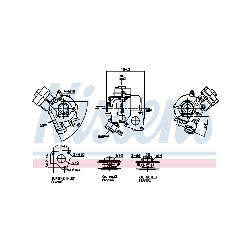 Turbo Pour Peugeot Citroën Mitsubishi 1608851880 1515A224 1671964380 4933501102
