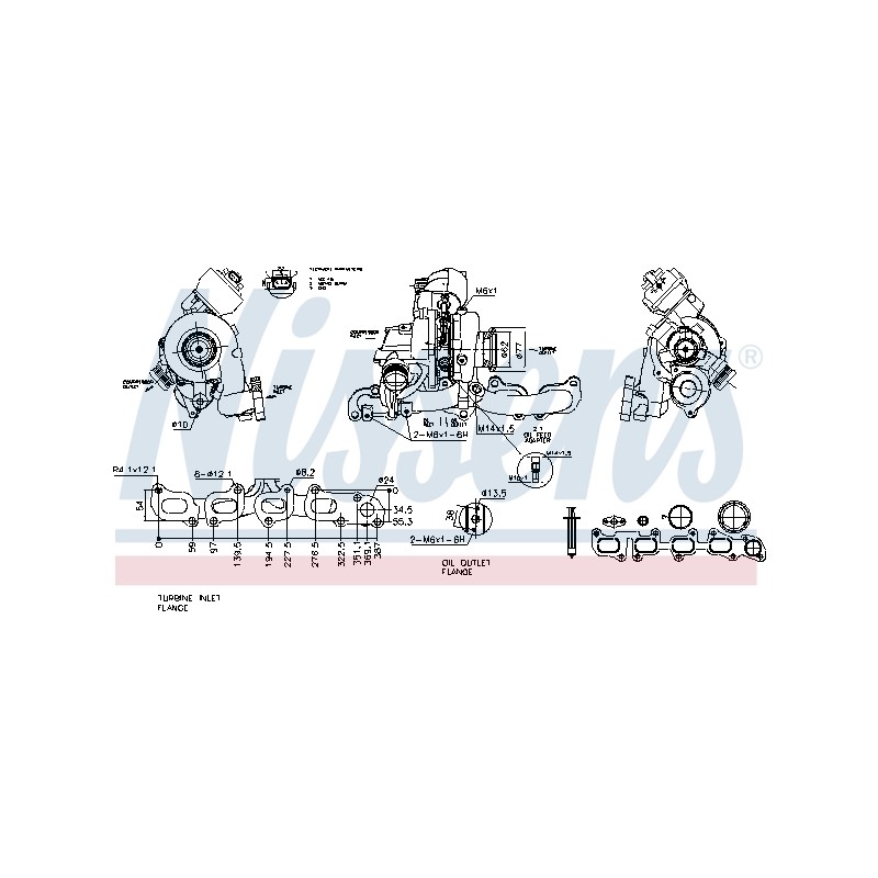 Turbo Pour VW Passat Skoda Superb III 04L253020R 04L253020RX