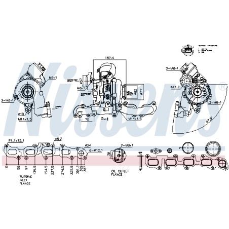 Turbo Pour Audi A4 A5 A6 Q5 04L253019A 04L253019AX 04L253020N 04L253020NX