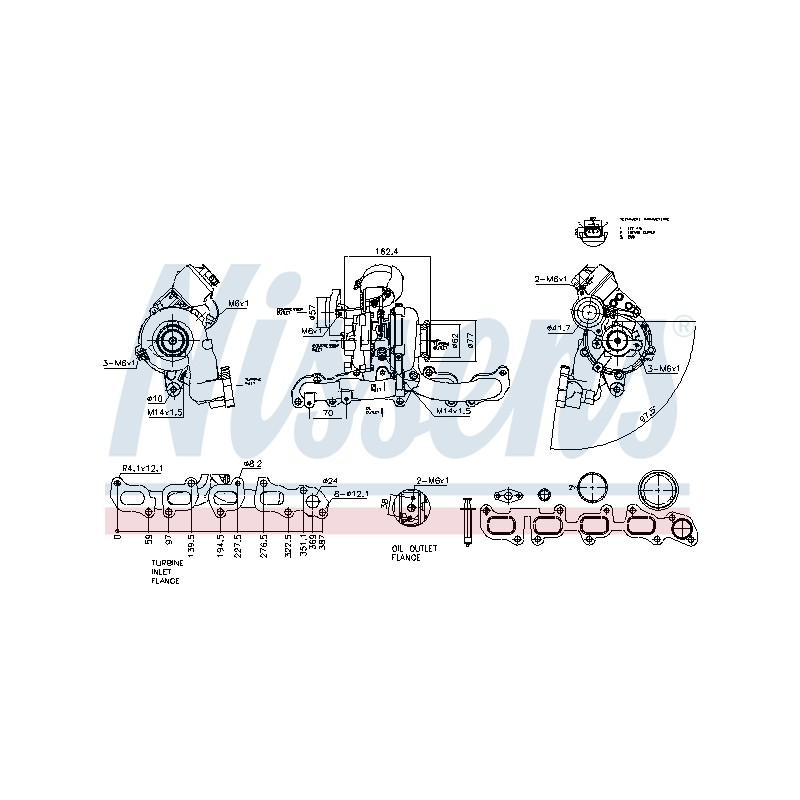 Turbo Pour Audi A4 A5 A6 Q5 04L253019A 04L253019AX 04L253020N 04L253020NX