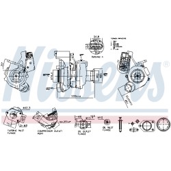Turbo Pour BMW Série 1 E81 E82 E87 E88 3 E90 E91 X1 2287497 2414336 2433154