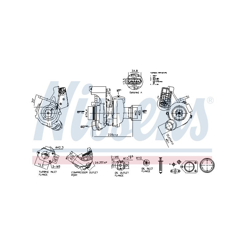 Turbo Pour BMW Série 1 E81 E82 E87 E88 3 E90 E91 X1 2287497 2414336 2433154